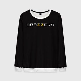 Мужской свитшот 3D с принтом Brazzers в Белгороде, 100% полиэстер с мягким внутренним слоем | круглый вырез горловины, мягкая резинка на манжетах и поясе, свободная посадка по фигуре | 