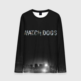 Мужской лонгслив 3D с принтом Watch Dogs 2 в Белгороде, 100% полиэстер | длинные рукава, круглый вырез горловины, полуприлегающий силуэт | dogs | ubisoft | watch | watchdogs | псы | сторожевые | хакер