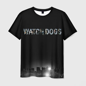 Мужская футболка 3D с принтом Watch Dogs 2 в Белгороде, 100% полиэфир | прямой крой, круглый вырез горловины, длина до линии бедер | Тематика изображения на принте: dogs | ubisoft | watch | watchdogs | псы | сторожевые | хакер