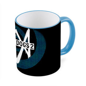 Кружка 3D с принтом Watch Dogs 2 в Белгороде, керамика | ёмкость 330 мл | Тематика изображения на принте: dogs | ubisoft | watch | watchdogs | псы | сторожевые | хакер