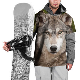Накидка на куртку 3D с принтом Волк в Белгороде, 100% полиэстер |  | animal | eyes | forest | predator | wild | wolf | взгляд | волк | дикий | животное | зверь | лес | хищник