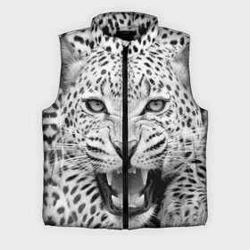 Мужской жилет утепленный 3D с принтом Леопард в Белгороде,  |  | animal | eyes | jaws | leopard | malicious | predator | spotted | teeth | wild | взгляд | дикий | животное | злой | клыки | леопард | оскал | пасть | пятнистый | хищник