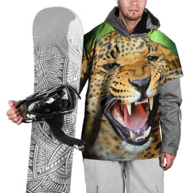 Накидка на куртку 3D с принтом Леопард в Белгороде, 100% полиэстер |  | Тематика изображения на принте: animal | leopard | look | predator | spotted | wild | взгляд | дикий | животное | леопард | пятнистый | хищник