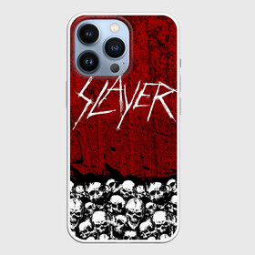 Чехол для iPhone 13 Pro с принтом Slayer Red в Белгороде,  |  | metal | rock | метал | рок | слэйер | трэш | череп