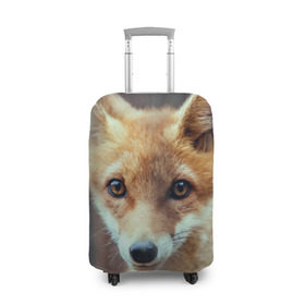 Чехол для чемодана 3D с принтом Лиса в Белгороде, 86% полиэфир, 14% спандекс | двустороннее нанесение принта, прорези для ручек и колес | animal | baby | fox | look | predator | red | sly | wild | взгляд | дикая | животное | лиса | малыш | рыжая | хитрая | хищник
