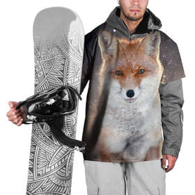 Накидка на куртку 3D с принтом Лиса в Белгороде, 100% полиэстер |  | animal | baby | fox | predator | red | sly | snow | view | wild | winter | взгляд | дикая | животное | зима | лиса | малыш | рыжая | снег | хитрая | хищник