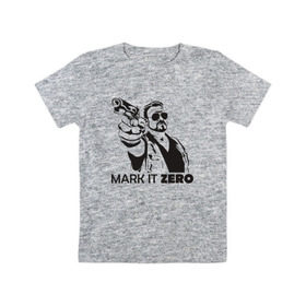 Детская футболка хлопок с принтом Walter Sobchak в Белгороде, 100% хлопок | круглый вырез горловины, полуприлегающий силуэт, длина до линии бедер | the big lebowski | walter sobchak | большой лебовски