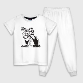Детская пижама хлопок с принтом Walter Sobchak в Белгороде, 100% хлопок |  брюки и футболка прямого кроя, без карманов, на брюках мягкая резинка на поясе и по низу штанин
 | the big lebowski | walter sobchak | большой лебовски