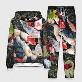 Мужской костюм 3D (с толстовкой) с принтом Koi Fish (карпы кои) в Белгороде,  |  | bright | brocade | carp | color | decorative | depth | exotic | fish | koi | koi fish | sea | water | вода | глубина | декоративные | карпы | кои | море | парчовый | рыбки | цвет | экзотические | яркий