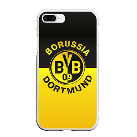 Чехол для iPhone 7Plus/8 Plus матовый с принтом Borussia Dortmund FC в Белгороде, Силикон | Область печати: задняя сторона чехла, без боковых панелей | боруссия | германия | дортмунд | клуб | фк | футбол | футбольный