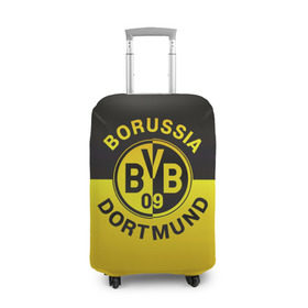 Чехол для чемодана 3D с принтом Borussia Dortmund FC в Белгороде, 86% полиэфир, 14% спандекс | двустороннее нанесение принта, прорези для ручек и колес | боруссия | германия | дортмунд | клуб | фк | футбол | футбольный