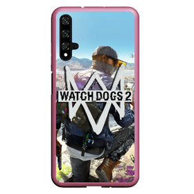 Чехол для Honor 20 с принтом Watch Dogs 2 в Белгороде, Силикон | Область печати: задняя сторона чехла, без боковых панелей | watchdogs