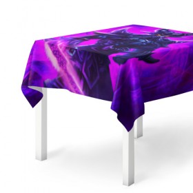 Скатерть 3D с принтом Пурпурный в Белгороде, 100% полиэстер (ткань не мнется и не растягивается) | Размер: 150*150 см | league of legends | lol | кассадин | лига легенд | лол