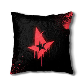 Подушка 3D с принтом cs:go - Astralis (Black collection) в Белгороде, наволочка – 100% полиэстер, наполнитель – холлофайбер (легкий наполнитель, не вызывает аллергию). | состоит из подушки и наволочки. Наволочка на молнии, легко снимается для стирки | 0x000000123 | astralis | cs | csgo | астралис | кс | ксго