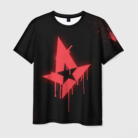 Мужская футболка 3D с принтом cs:go - Astralis (Black collection) в Белгороде, 100% полиэфир | прямой крой, круглый вырез горловины, длина до линии бедер | Тематика изображения на принте: 0x000000123 | astralis | cs | csgo | астралис | кс | ксго