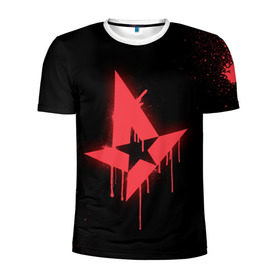 Мужская футболка 3D спортивная с принтом cs:go - Astralis (Black collection) в Белгороде, 100% полиэстер с улучшенными характеристиками | приталенный силуэт, круглая горловина, широкие плечи, сужается к линии бедра | Тематика изображения на принте: 0x000000123 | astralis | cs | csgo | астралис | кс | ксго