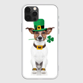 Чехол для iPhone 12 Pro Max с принтом Ирландия в Белгороде, Силикон |  | Тематика изображения на принте: animal | breed | clover | dog | folk | fun | funny | hat | hero | ireland | irish | saint patrick | герой | животное | ирландия | ирландский | клевер | народный | порода | прикол | святой патрик | собака | шляпа | шутка