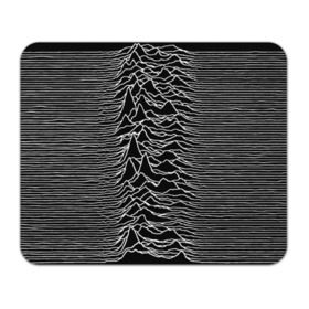 Коврик прямоугольный с принтом Joy Division. Unknown Pleasures в Белгороде, натуральный каучук | размер 230 х 185 мм; запечатка лицевой стороны | Тематика изображения на принте: joy division | альбом | волны | горы | линии | обложка | панк | рок