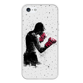 Чехол для iPhone 5/5S матовый с принтом Hope Faith в Белгороде, Силикон | Область печати: задняя сторона чехла, без боковых панелей | boxing | combat | fight | fighter | kickboxing | muay thai | wrestling | боец | бой | бокс | боксер | драка | кикбоксинг | май тай