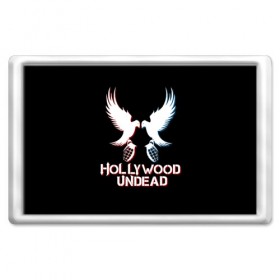 Магнит 45*70 с принтом Hollywood Undead в Белгороде, Пластик | Размер: 78*52 мм; Размер печати: 70*45 | Тематика изображения на принте: hollywood undead