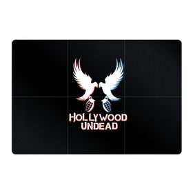 Магнитный плакат 3Х2 с принтом Hollywood Undead в Белгороде, Полимерный материал с магнитным слоем | 6 деталей размером 9*9 см | Тематика изображения на принте: hollywood undead