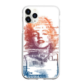 Чехол для iPhone 11 Pro матовый с принтом Мэрилин Монро в Белгороде, Силикон |  | actress | american | art | marilyn monroe | pop   art | portrait | text | американская | искусство | киноактриса | мэрилин монро | певица | поп   арт | портрет | текстовой