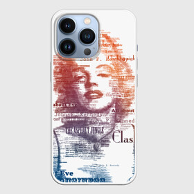 Чехол для iPhone 13 Pro с принтом Мэрилин Монро в Белгороде,  |  | actress | american | art | marilyn monroe | pop   art | portrait | text | американская | искусство | киноактриса | мэрилин монро | певица | поп   арт | портрет | текстовой