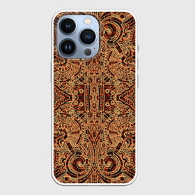 Чехол для iPhone 13 Pro с принтом Ацтекские формы 2 в Белгороде,  |  | абстракция | арт | ацтеки | индейцы | магия | майя | фракталы | эзотерика