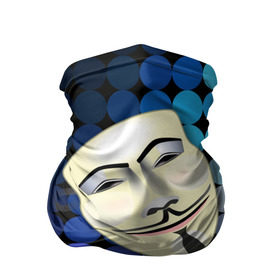 Бандана-труба 3D с принтом Анонимус в Белгороде, 100% полиэстер, ткань с особыми свойствами — Activecool | плотность 150‒180 г/м2; хорошо тянется, но сохраняет форму | anonymous | www | интернет | маска | свобода | хакер