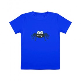 Детская футболка хлопок с принтом Краб в Белгороде, 100% хлопок | круглый вырез горловины, полуприлегающий силуэт, длина до линии бедер | Тематика изображения на принте: 