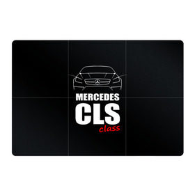 Магнитный плакат 3Х2 с принтом Mercedes CLS Class в Белгороде, Полимерный материал с магнитным слоем | 6 деталей размером 9*9 см | mercedes benz | mercedes cls 63 amg | авто | автомобиль | машина | мерседес | тачка