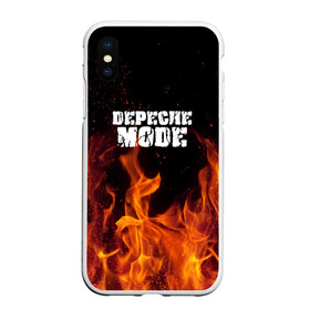 Чехол для iPhone XS Max матовый с принтом Depeche Mode в Белгороде, Силикон | Область печати: задняя сторона чехла, без боковых панелей | дипиш | мод | музыка | рок