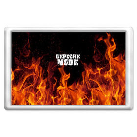 Магнит 45*70 с принтом Depeche Mode в Белгороде, Пластик | Размер: 78*52 мм; Размер печати: 70*45 | дипиш | мод | музыка | рок