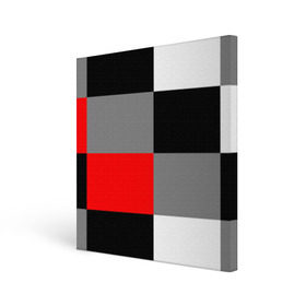 Холст квадратный с принтом Шахматная клетка в Белгороде, 100% ПВХ |  | Тематика изображения на принте: красота | россия | текстуры | шахматы
