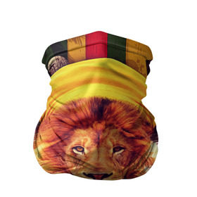 Бандана-труба 3D с принтом Ямайка лев в Белгороде, 100% полиэстер, ткань с особыми свойствами — Activecool | плотность 150‒180 г/м2; хорошо тянется, но сохраняет форму | jamaica | lion