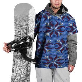Накидка на куртку 3D с принтом Снежинки вышивка в Белгороде, 100% полиэстер |  | 3d | christmas | вышивка | елка | елочки | красный | новогодние | новый год | перчатки | подарки | праздники | рождество | свитер | снег | снежинки | текстуры