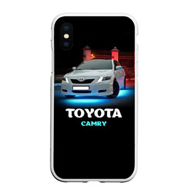 Чехол для iPhone XS Max матовый с принтом Toyota Camry в Белгороде, Силикон | Область печати: задняя сторона чехла, без боковых панелей | camry | toyota | авто. автомобиль | камри | машина | тачка | тойота
