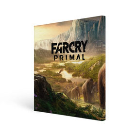 Холст квадратный с принтом Far Cry Primal 8 в Белгороде, 100% ПВХ |  | far cry | far cry primal | компьютерные игры | первобытные | фар край праймал | фаркрай