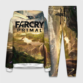 Женский костюм 3D (с толстовкой) с принтом Far Cry Primal 8 в Белгороде,  |  | far cry | far cry primal | компьютерные игры | первобытные | фар край праймал | фаркрай
