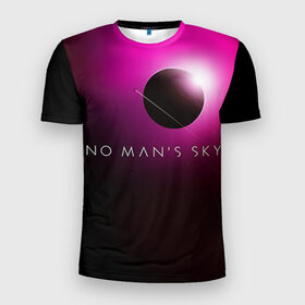 Мужская футболка 3D спортивная с принтом No Man`s Sky 1 в Белгороде, 100% полиэстер с улучшенными характеристиками | приталенный силуэт, круглая горловина, широкие плечи, сужается к линии бедра | 