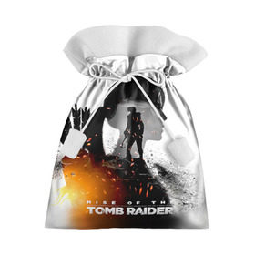 Подарочный 3D мешок с принтом Rise of the Tomb Raider 1 в Белгороде, 100% полиэстер | Размер: 29*39 см | rise of the tomb raider | tomb raider | восхождение расхитительницы гробниц | расхитительница гробниц