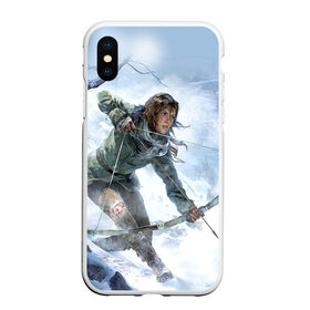 Чехол для iPhone XS Max матовый с принтом Rise of the Tomb Raider 3 в Белгороде, Силикон | Область печати: задняя сторона чехла, без боковых панелей | rise of the tomb raider | tomb raider | восхождение расхитительницы гробниц | расхитительница гробниц