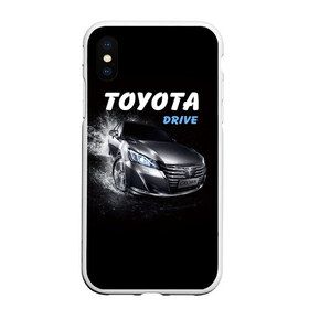 Чехол для iPhone XS Max матовый с принтом Toyota Drive в Белгороде, Силикон | Область печати: задняя сторона чехла, без боковых панелей | crown | toyota | авто | автомобиль | краун | машина | тачка | тойота