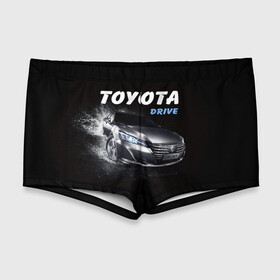 Мужские купальные плавки 3D с принтом Toyota Drive в Белгороде, Полиэстер 85%, Спандекс 15% |  | crown | toyota | авто | автомобиль | краун | машина | тачка | тойота