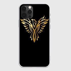 Чехол для iPhone 12 Pro Max с принтом Gold Phoenix в Белгороде, Силикон |  | Тематика изображения на принте: злато | золото | клюв | крылья | металл | орёл | птица | феникс