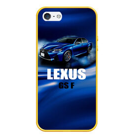 Чехол для iPhone 5/5S матовый с принтом Lexus GS F в Белгороде, Силикон | Область печати: задняя сторона чехла, без боковых панелей | gs f | lexus | авто | автомобиль | лексус | машина | спорткар | тачка