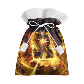 Подарочный 3D мешок с принтом The Witcher в Белгороде, 100% полиэстер | Размер: 29*39 см | Тематика изображения на принте: witcher | ведьмак | геральт