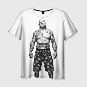 Мужская футболка 3D с принтом Джефф Монсон в Белгороде, 100% полиэфир | прямой крой, круглый вырез горловины, длина до линии бедер | jeffrey william monson | mma | джефф монсон | джиу джитсу