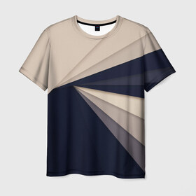 Мужская футболка 3D с принтом Абстракция 11 в Белгороде, 100% полиэфир | прямой крой, круглый вырез горловины, длина до линии бедер | геометрия | линии | оптические иллюзии | орнамент | полосы | узор | цвет