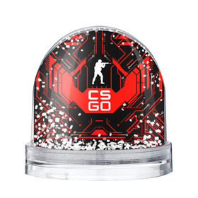 Снежный шар с принтом CS:GO в Белгороде, Пластик | Изображение внутри шара печатается на глянцевой фотобумаге с двух сторон | counter strike | team | игра | игрок | коммандос | стрелок